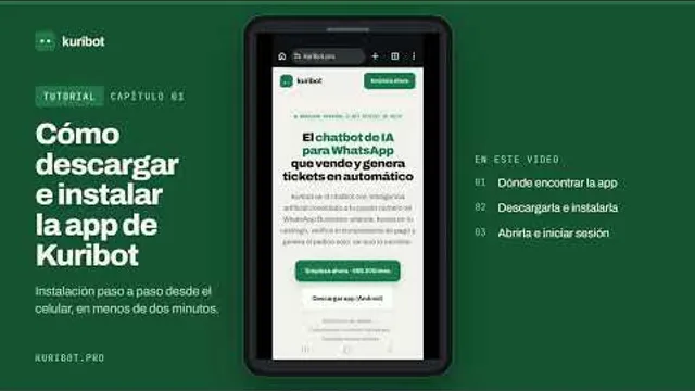 Vista previa de los tutoriales de Kuribot